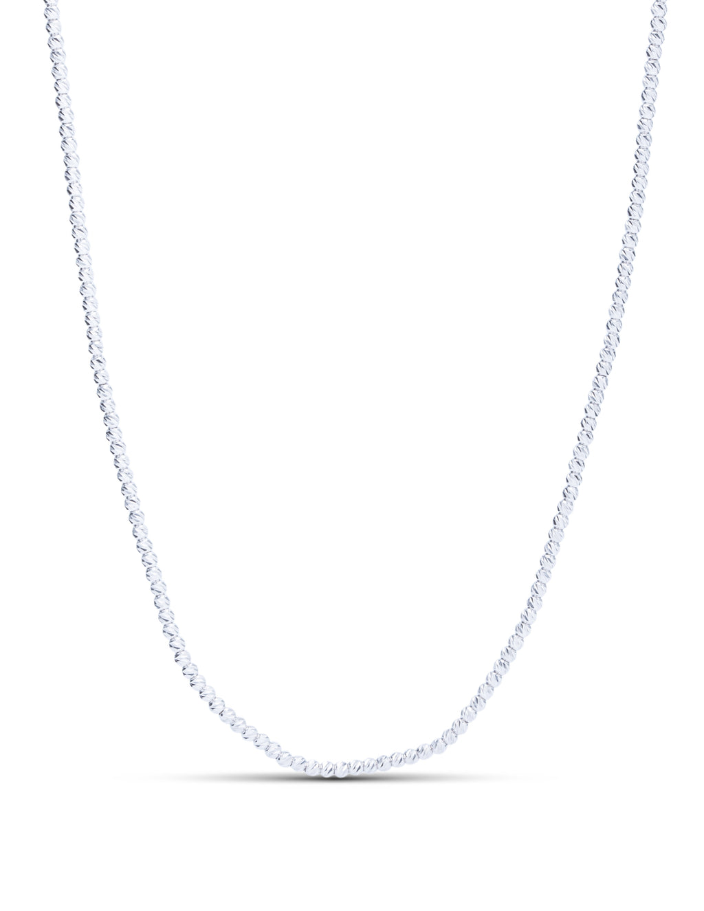 18" Diamond Cut Bead Necklace - Charles Koll Jewellers