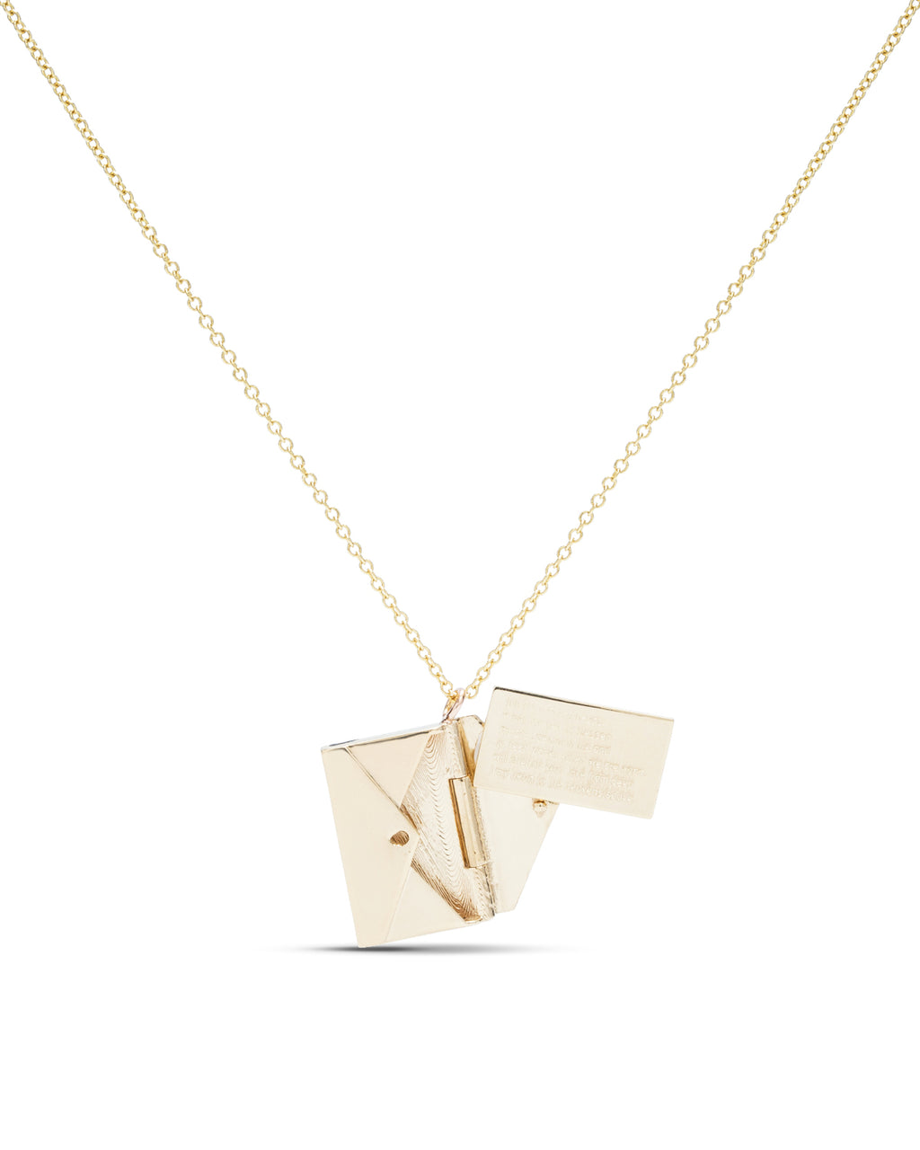 Yellow Gold Love Letter - Charles Koll Jewellers