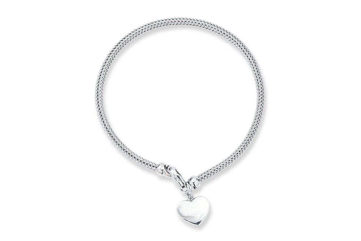 Heart Charm Bracelet - Charles Koll Jewellers