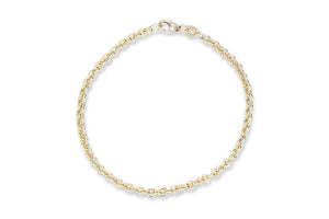 Yellow Gold Cable Link Bracelet - Charles Koll Jewellers