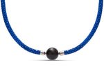 Blue Stingray Leather Necklace - Charles Koll Jewellers