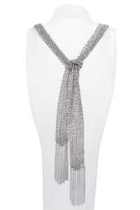 White Gold Scarf Necklace - Charles Koll Jewellers