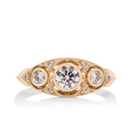Three Stone Diamond Engagement Ring - Charles Koll Jewellers