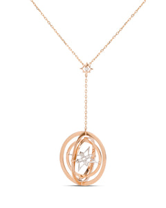 Large Astrolabe Lariat Necklace - Charles Koll Jewellers